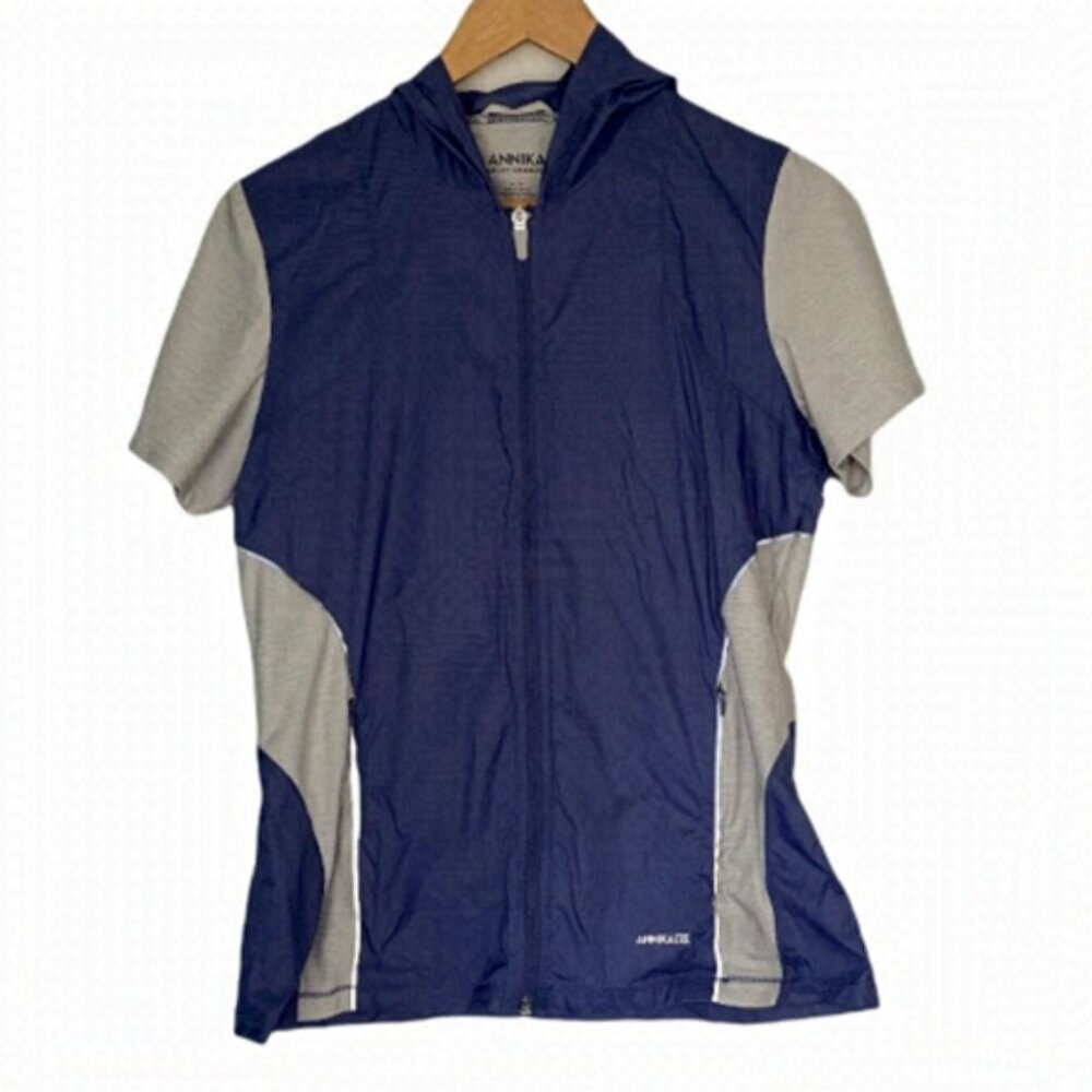 ANNIKA Cutter  Buck Golf Sport Wear Short Sleeve Windbreaker